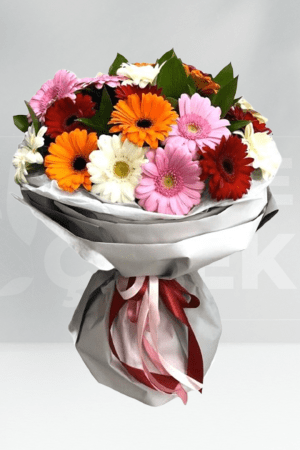 Mevsim Çiçekleri İle Karışık Buket